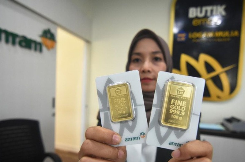 Emas Batangan 1 KG Antam